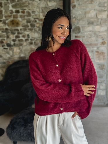 Gilet Marylou - Bordeaux