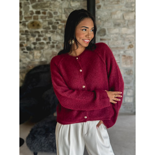 Gilet Marylou - Bordeaux