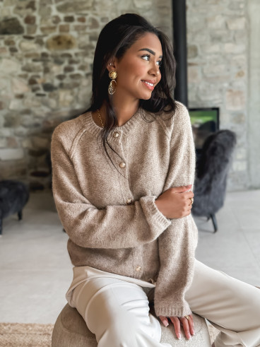 Gilet Marylou - Beige foncé