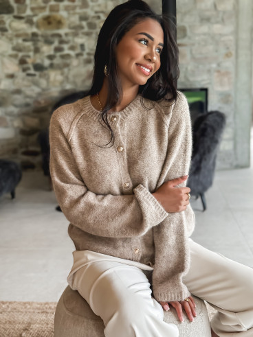 Gilet Marylou - Beige foncé