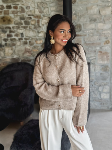 Gilet Marylou - Beige foncé