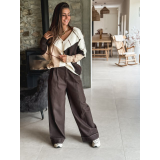 Gilet à motif Elisabeth - Beige