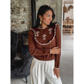 Pull Maryam - Chocolat