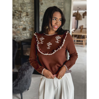 Pull Maryam - Chocolat