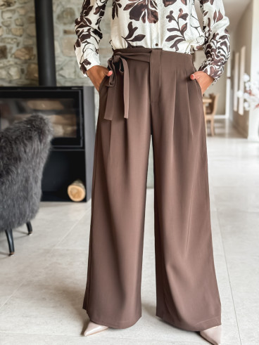 Pantalon Donella - Chocolat