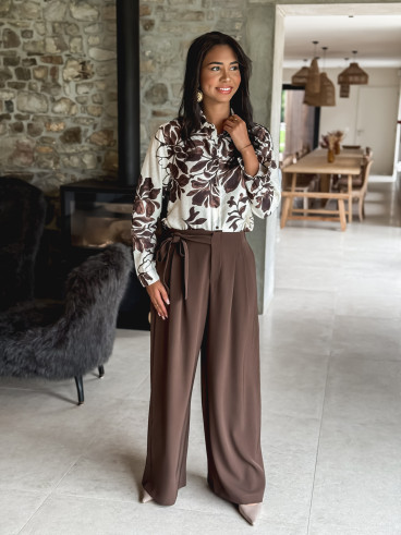 Pantalon Donella - Chocolat