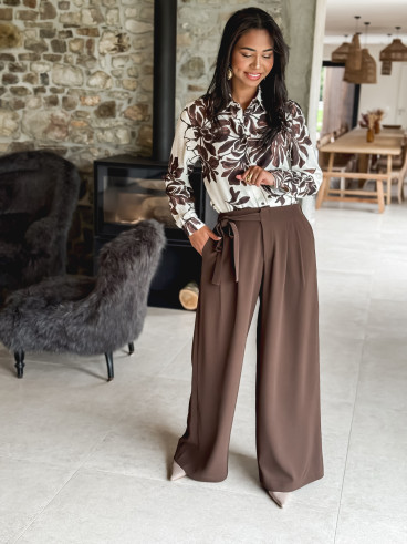 Pantalon Donella - Chocolat