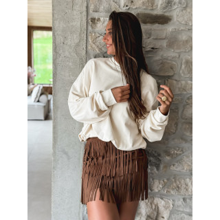Jupe courte Montana - Camel