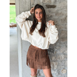 Jupe courte Montana - Camel