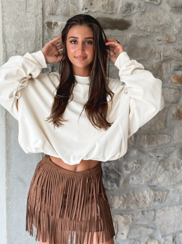 Jupe courte Montana - Camel