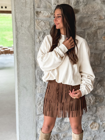 Jupe courte Montana - Camel