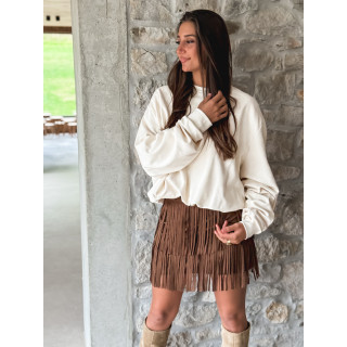 Jupe courte Montana - Camel