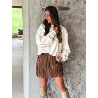 Jupe courte Montana - Camel