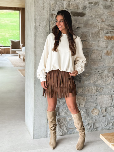 Jupe courte Montana - Camel