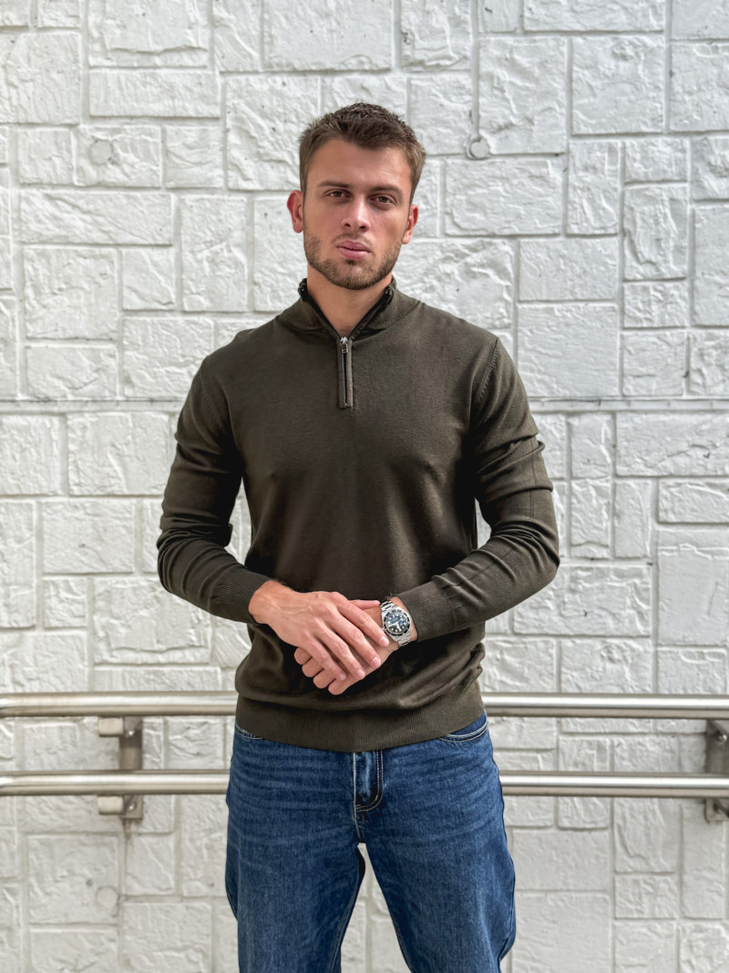 Pull Nathanël - Kaki