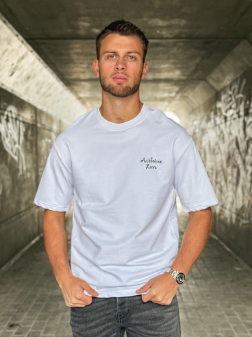 T-shirt "Airborne Love" - Blanc