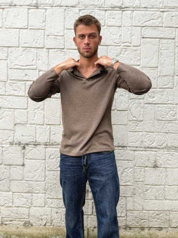 Pull Alain - Taupe