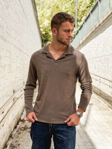 Pull Alain - Taupe