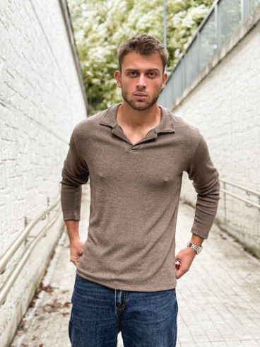 Pull Alain - Taupe
