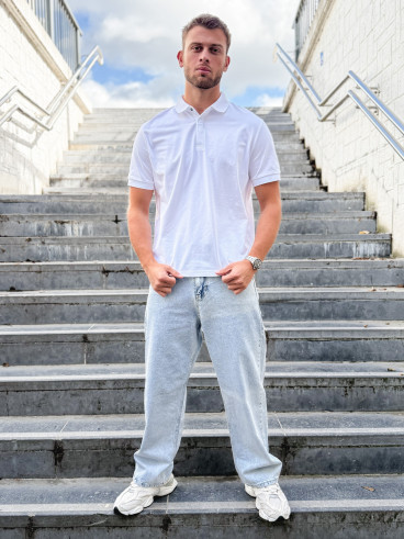 Polo Natéo - Blanc