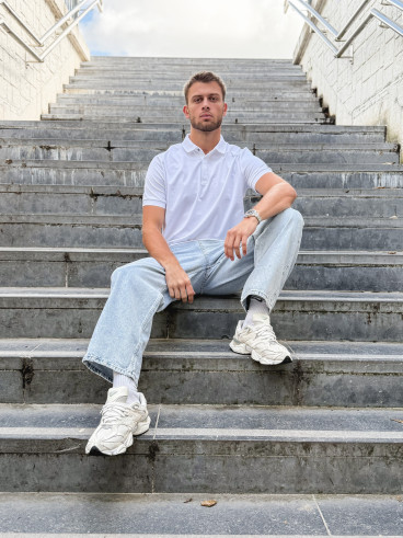 Polo Natéo - Blanc