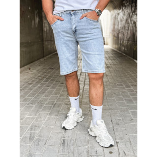 Short en jeans Salvo - Bleu
