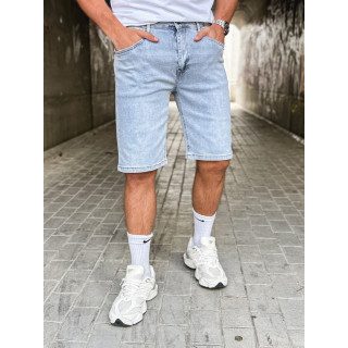 Short en jeans Salvo - Bleu