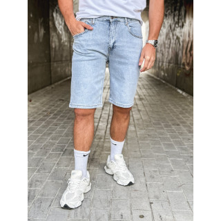 Short en jeans Salvo - Bleu