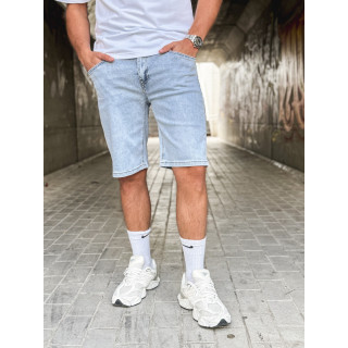 Short en jeans Salvo - Bleu