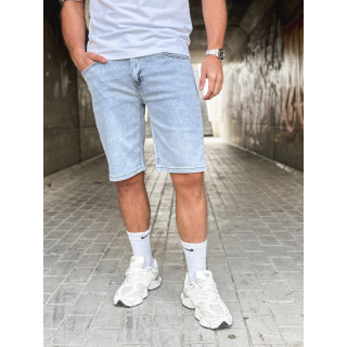 Short en jeans Salvo - Bleu