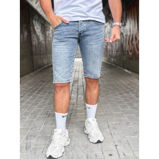 Short en jeans Lorenzo - Bleu