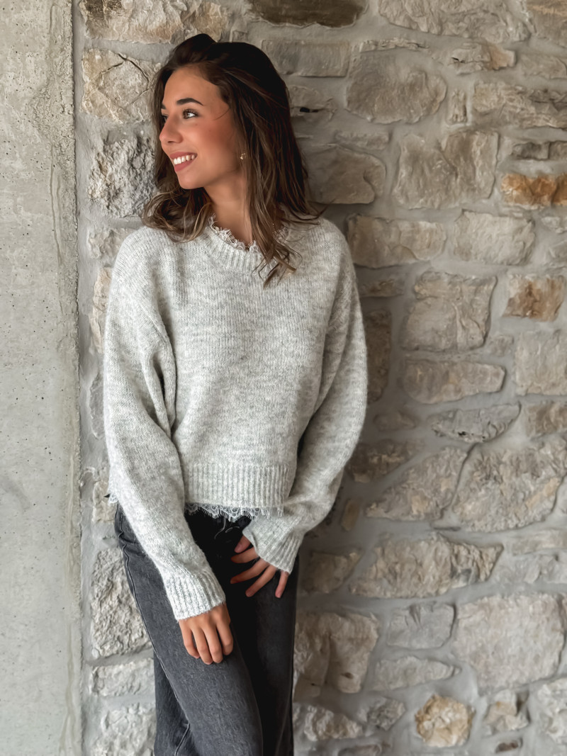 Pull Véllana - Gris