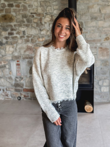Pull Véllana - Gris