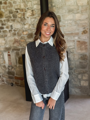Gilet sans manches Orya - Gris