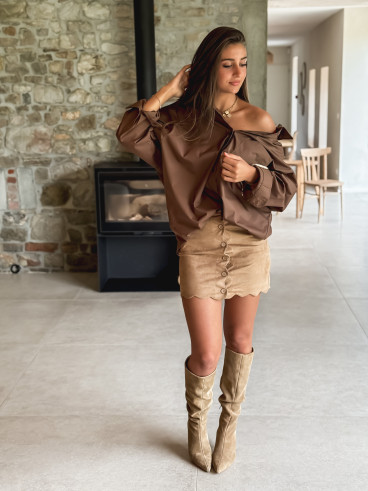 Chemise Emaëlle - Chocolat