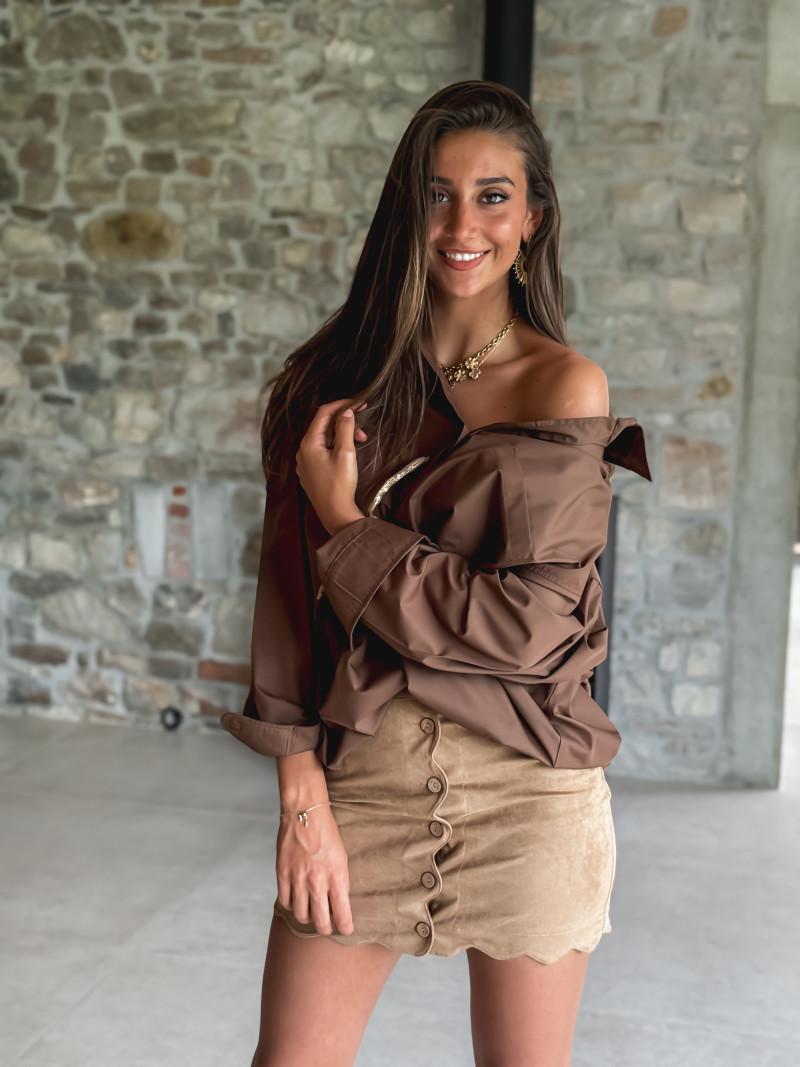 Chemise Emaëlle - Chocolat