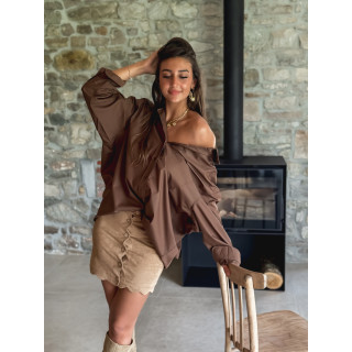 Chemise Emaëlle - Chocolat