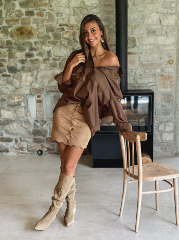 Chemise Emaëlle - Chocolat