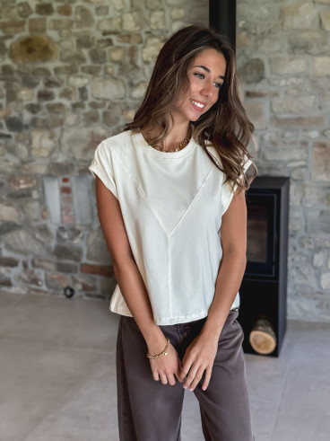 T-shirt Daïna - Ecru
