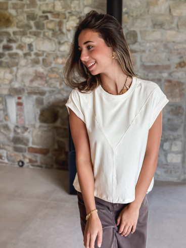 T-shirt Daïna - Ecru