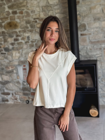 T-shirt Daïna - Ecru