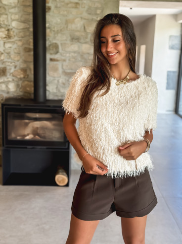 Blouse Calytha - Ecru