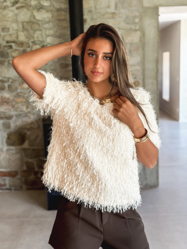 Blouse Calytha - Ecru