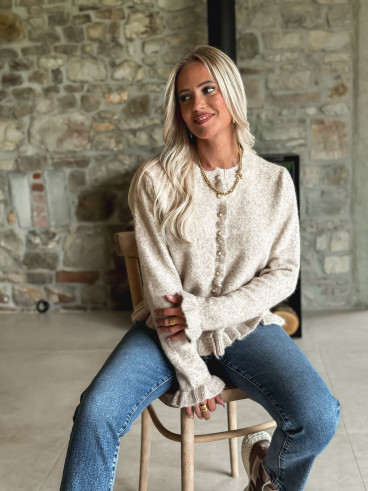 Gilet Eolia - Taupe