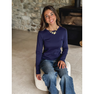 Blouse Celenya - Bleu marine