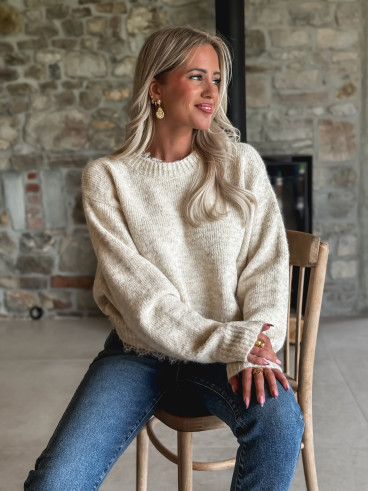 Pull Véllana - Beige