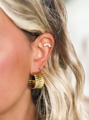 Boucles d'oreilles Viper - Doré