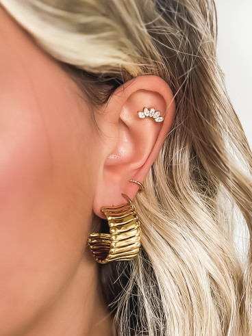Boucles d'oreilles Viper - Doré