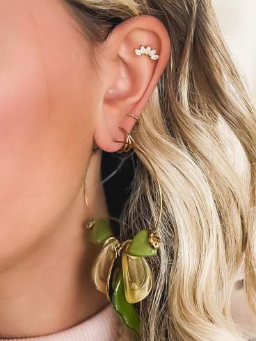Boucles d'oreilles Liyana - Vert