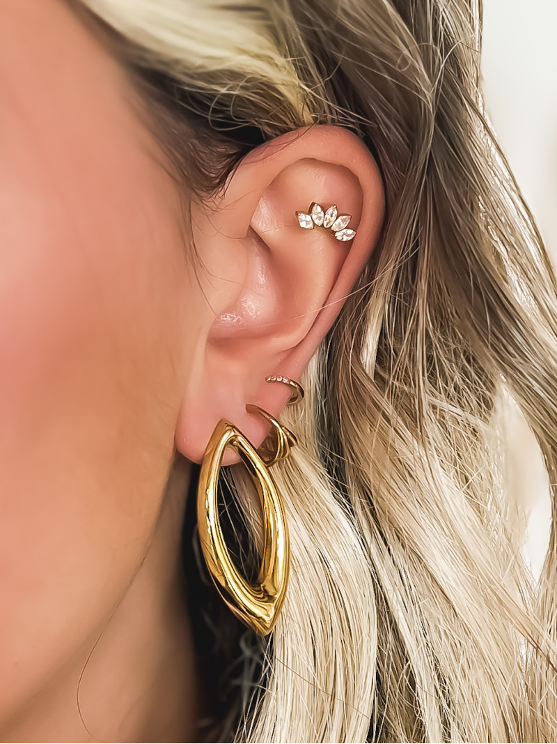 Boucles d'oreilles Liorah - Doré